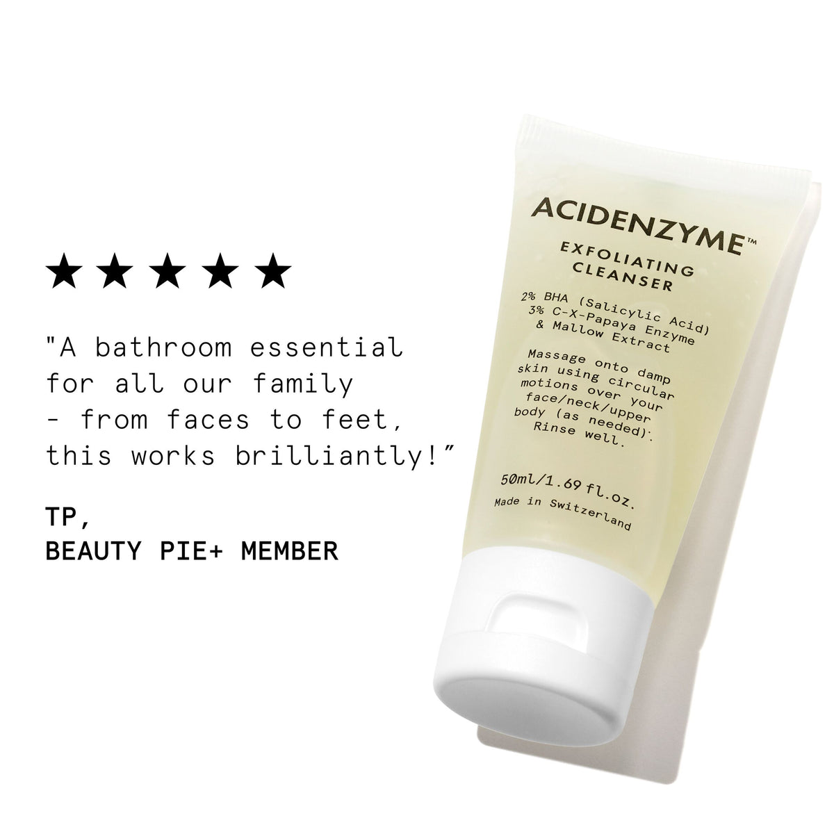 AcidEnzyme Exfoliating Face & Body Cleanser