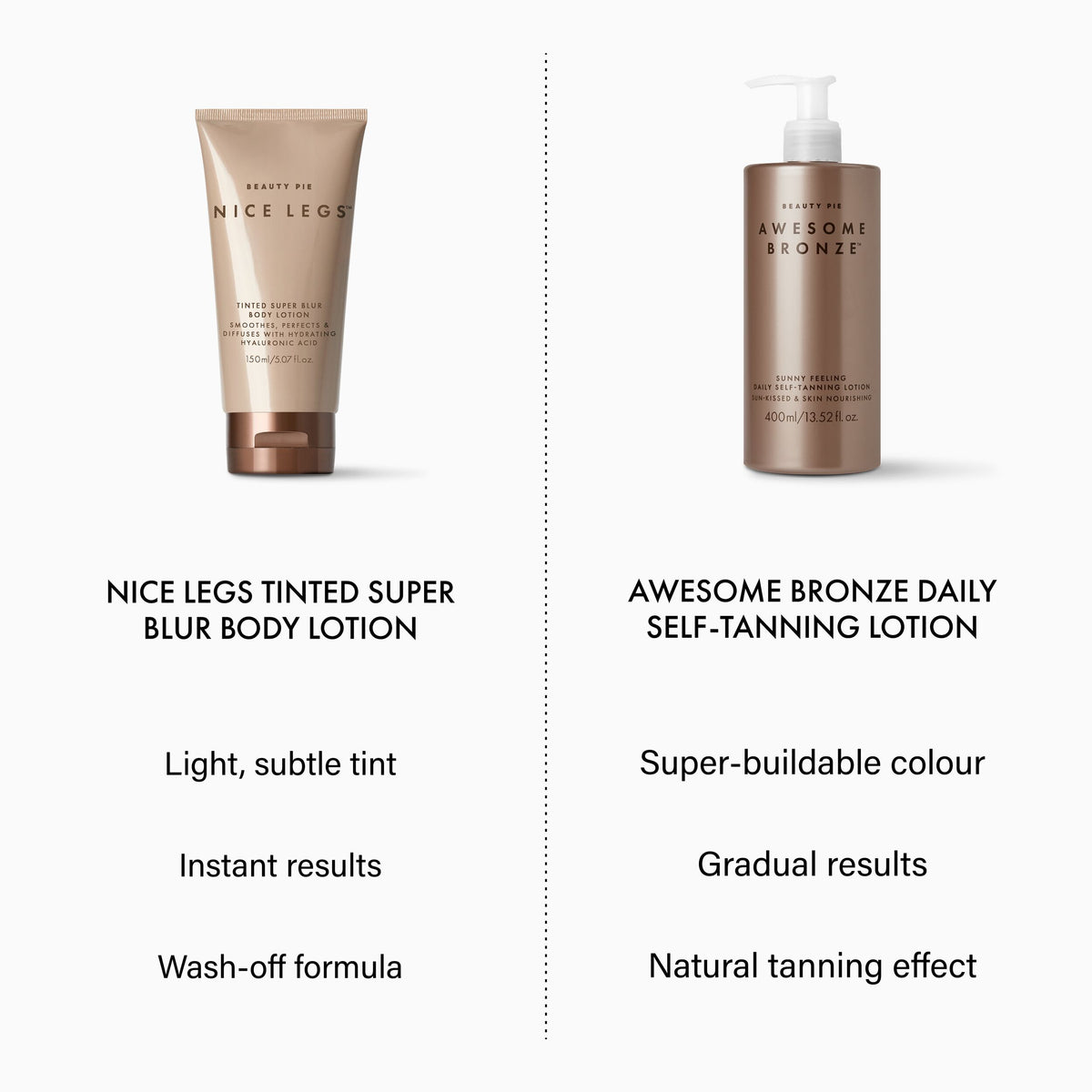 Awesome_Bronze_Tanning_Lotion_70395_PDP_1X1_ECOM_COMPARISON_TABLE_2026_WEB