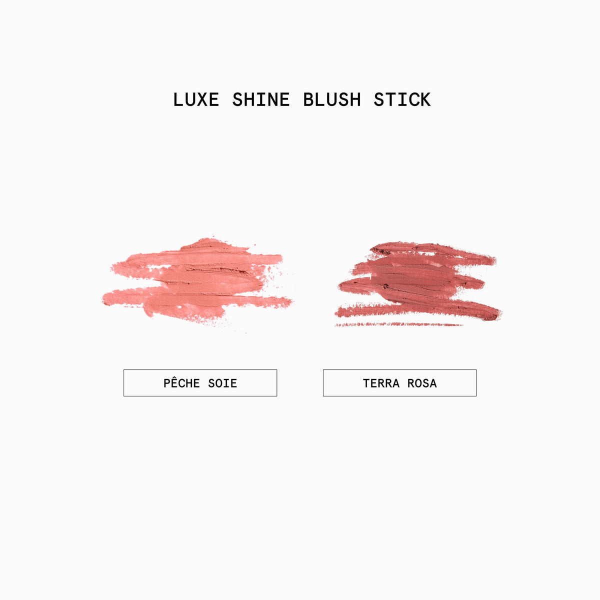 Luxe Shine Blush Stick_Pêche Soie_SKU_PDP_1X1_ECOM_texturecomparison_2026_WEB