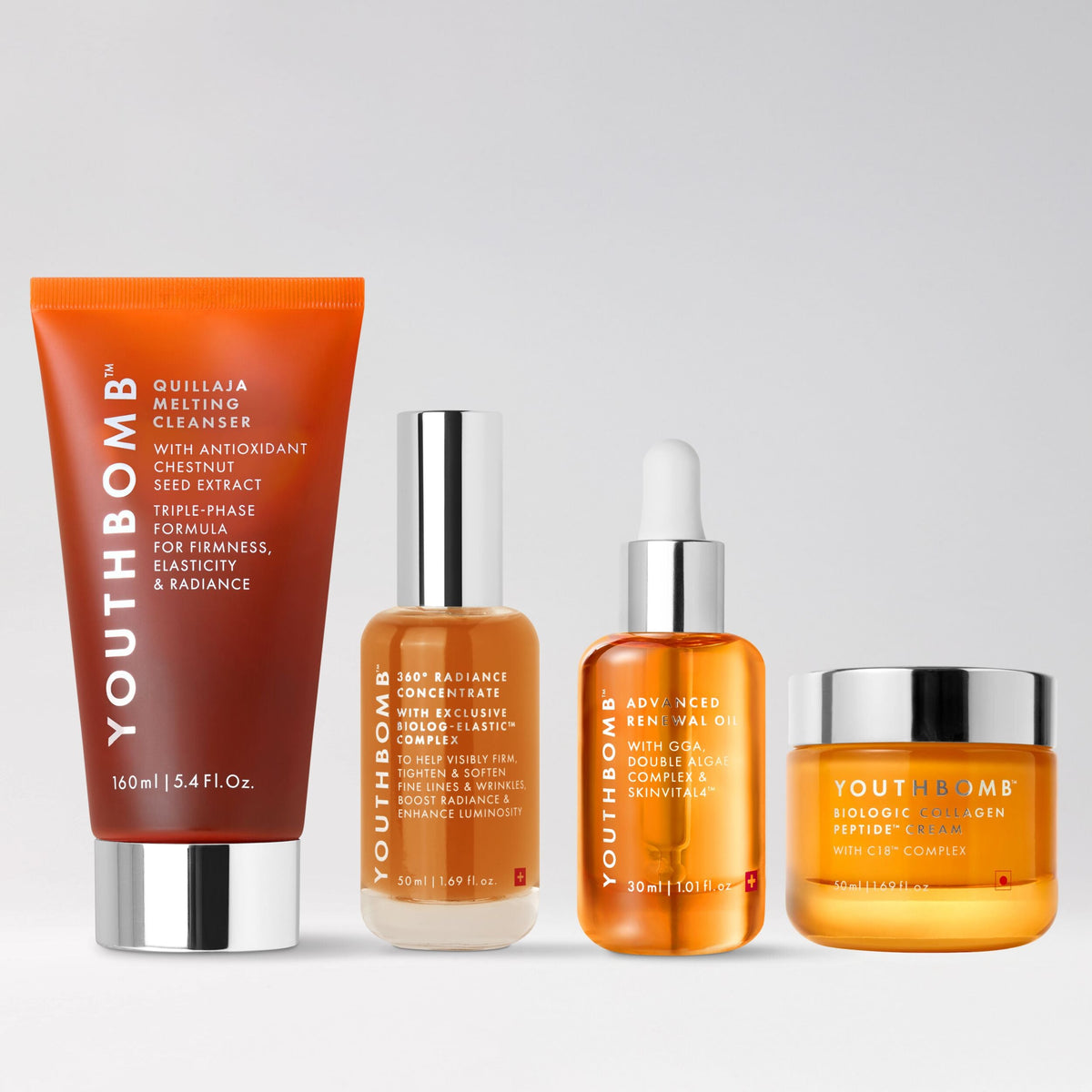 Youthbomb Advanced Evening Cleanse + Treat + Nourish Routine