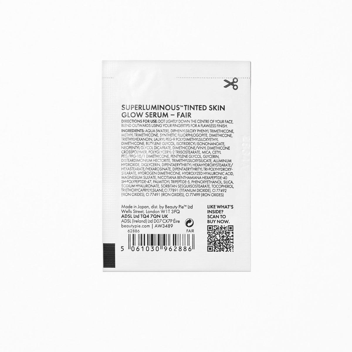 Superluminous Tinted Skin Glow Serum Sachet