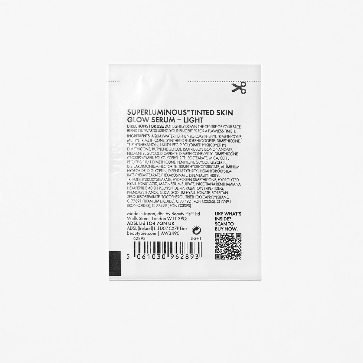Superluminous Tinted Skin Glow Serum Sachet
