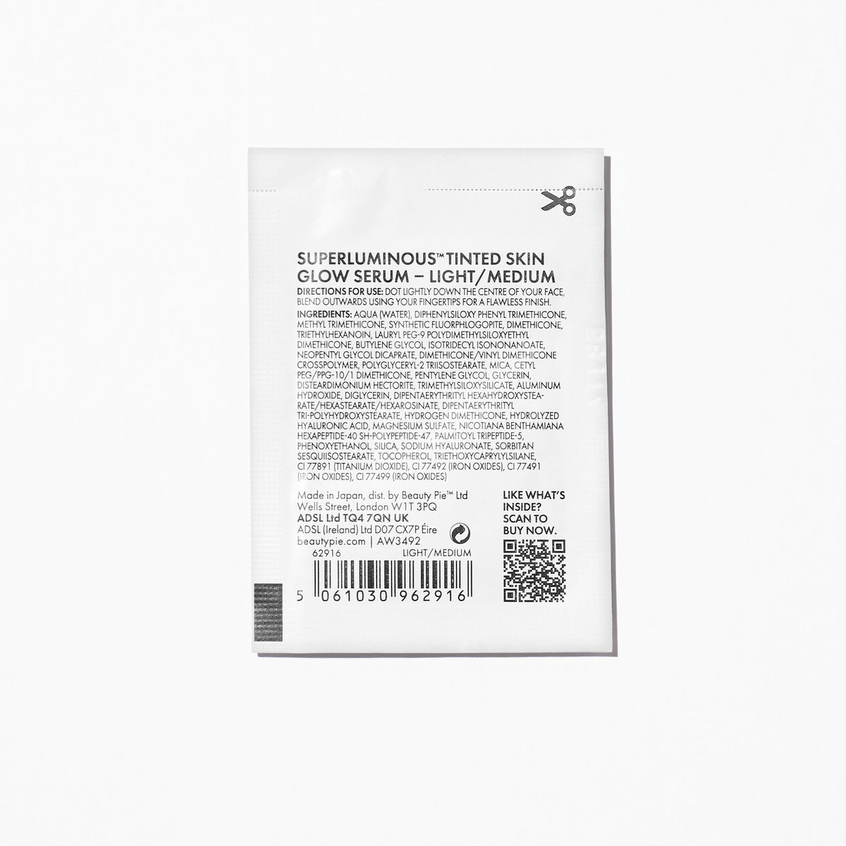 Superluminous Tinted Skin Glow Serum Sachet