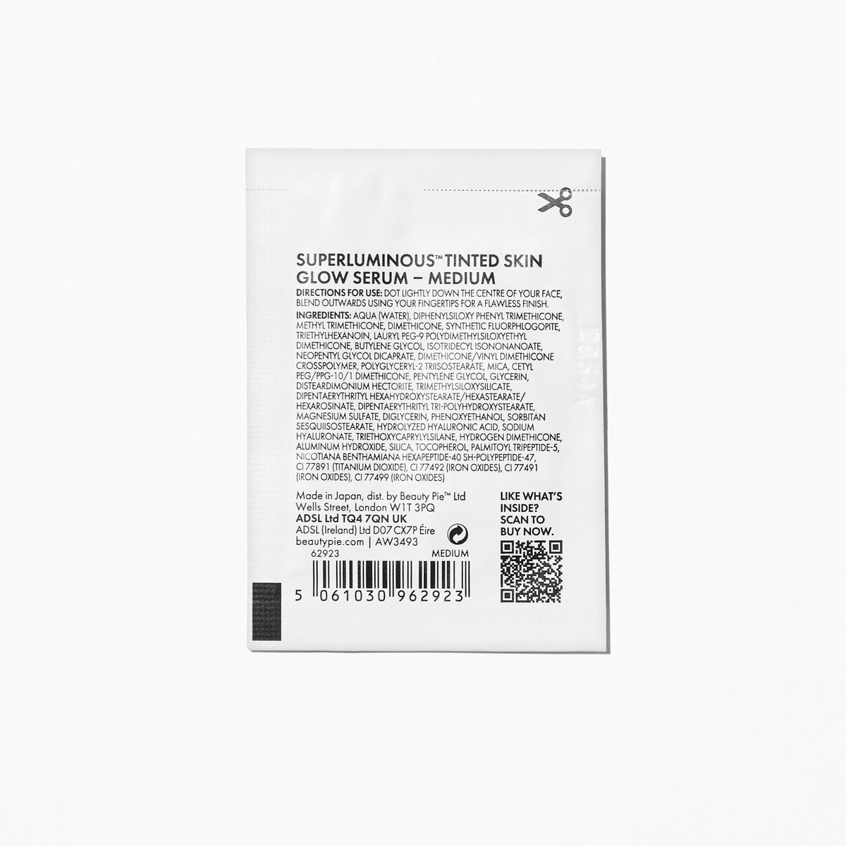 Superluminous Tinted Skin Glow Serum Sachet
