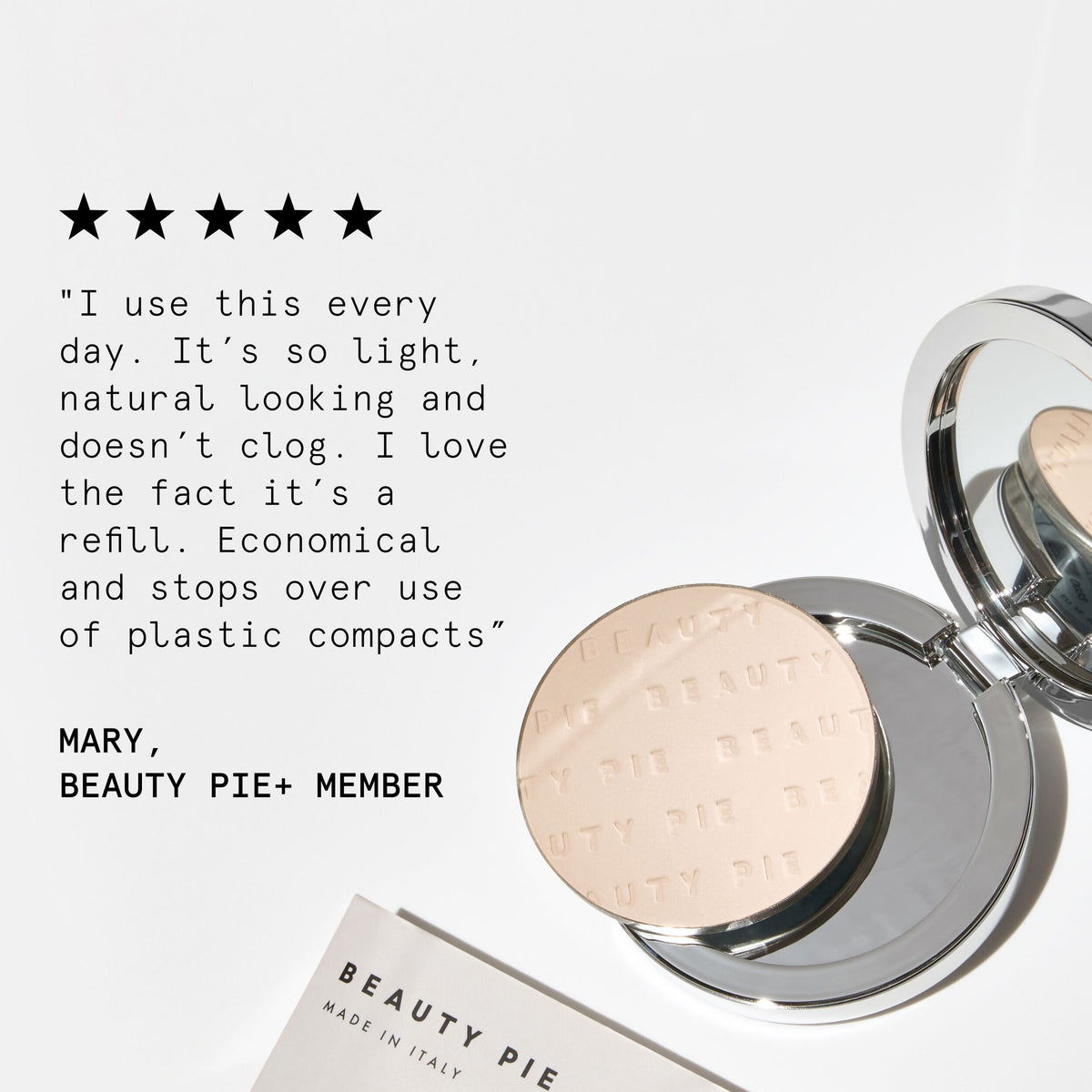 Refillable Makeup One Powder Wonder Matte Refill & Compact Case