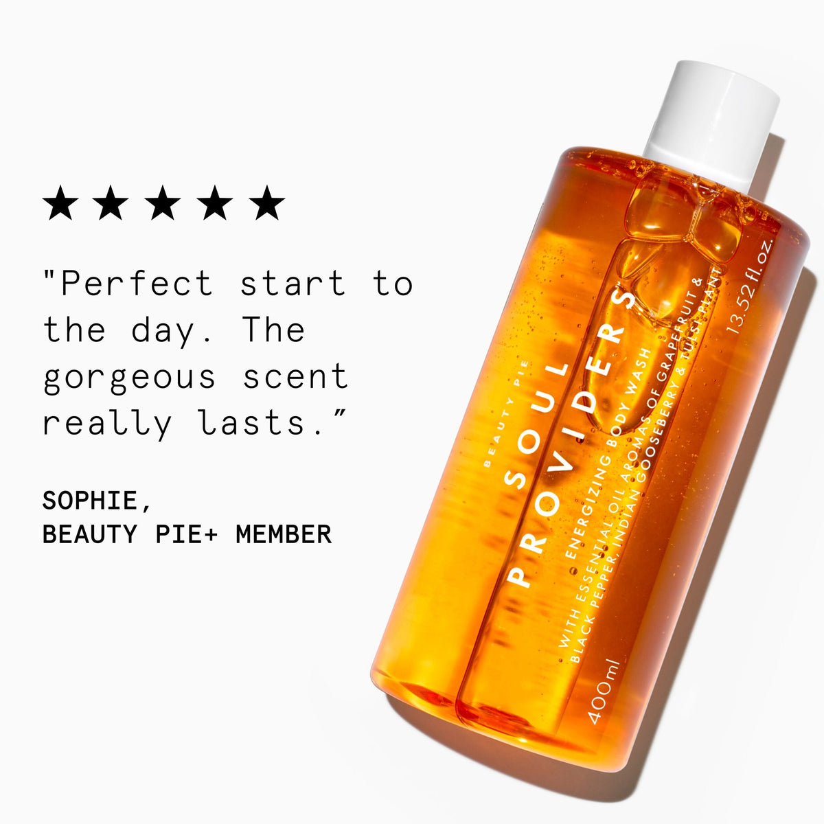 Soul Providers Jumbo Energizing Body Wash, 400ml