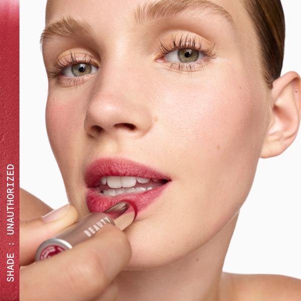 UNLIPSTICK_MATTE_LIP_TINT_UNAUTHORIZED_64385_PDP_ECOM_1X1_MODEL_3_21_2025_WEB2