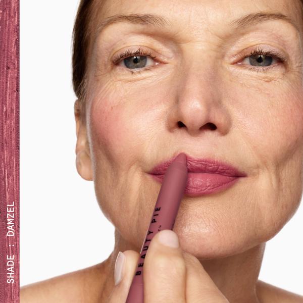 VELVETY_MATTE_LIP_CRAYON_DAMZEL_193171_PDP_ECOM_1X1_MODEL2_2025_WEB