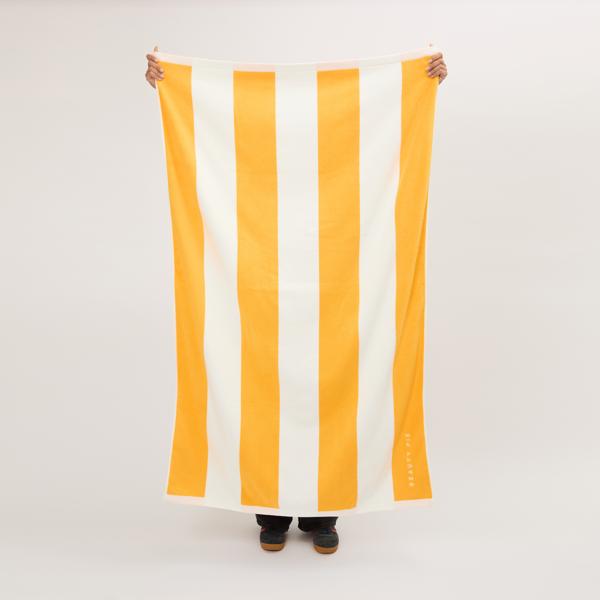 yellow_white_striped_beach_towel_61810_CSL_model_2_WEB
